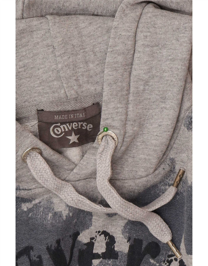 Converse Herren Graphic Hoodie Pullover Mittelgrau