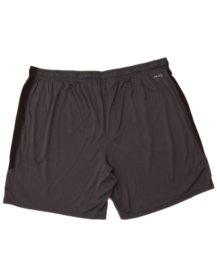 RUSSELL ATHLETIC Herren Dri-Power Sportshorts 3XL Grau Farbblock