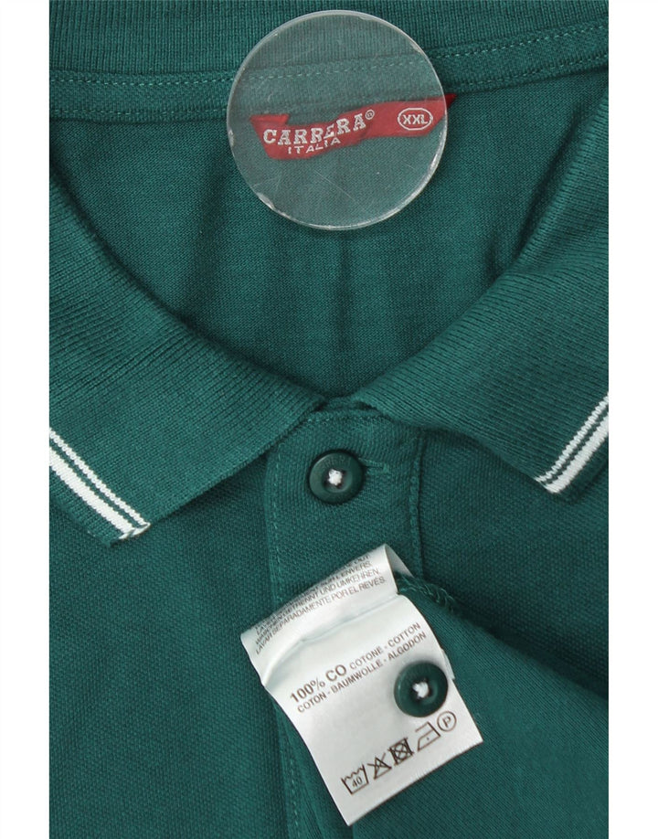 Carrera Herren Poloshirt 2XL Grüne Baumwolle