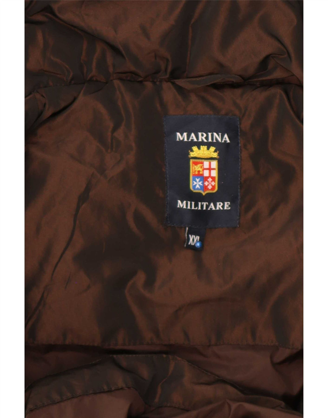 Marina Militare Damen Wattierter Mantel UK 20 2XL Braun Polyester