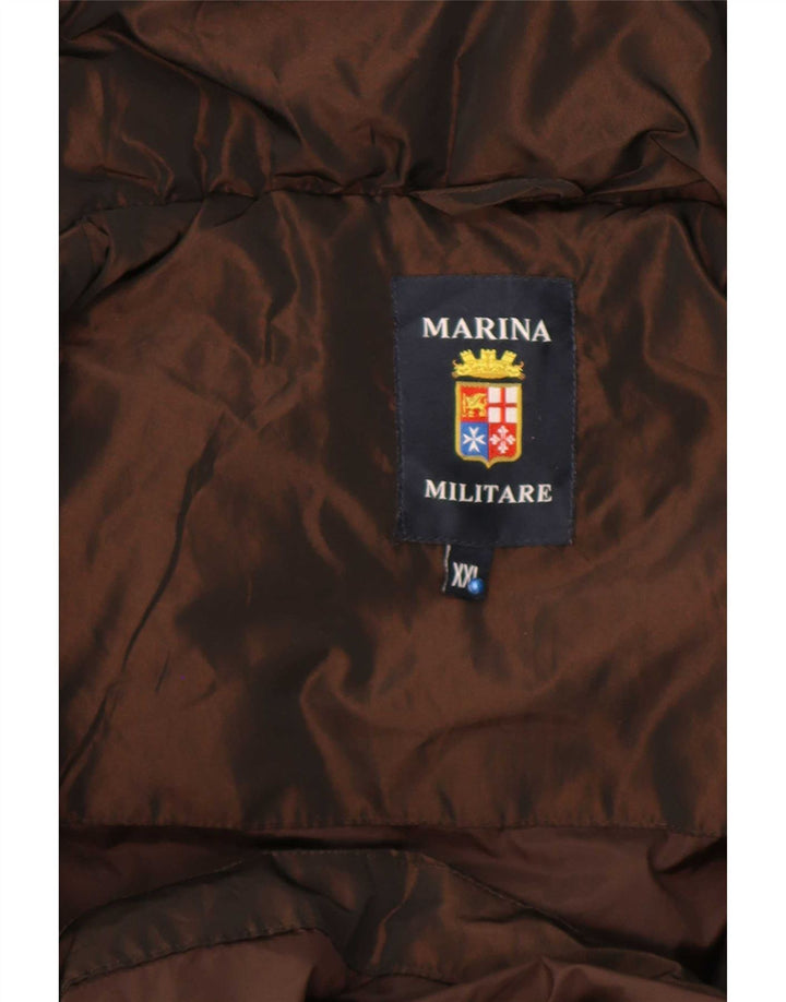 Marina Militare Damen Wattierter Mantel UK 20 2XL Braun Polyester