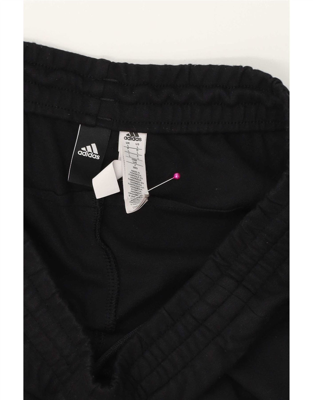 Adidas Herren-Trainingshose, große schwarze Baumwolle