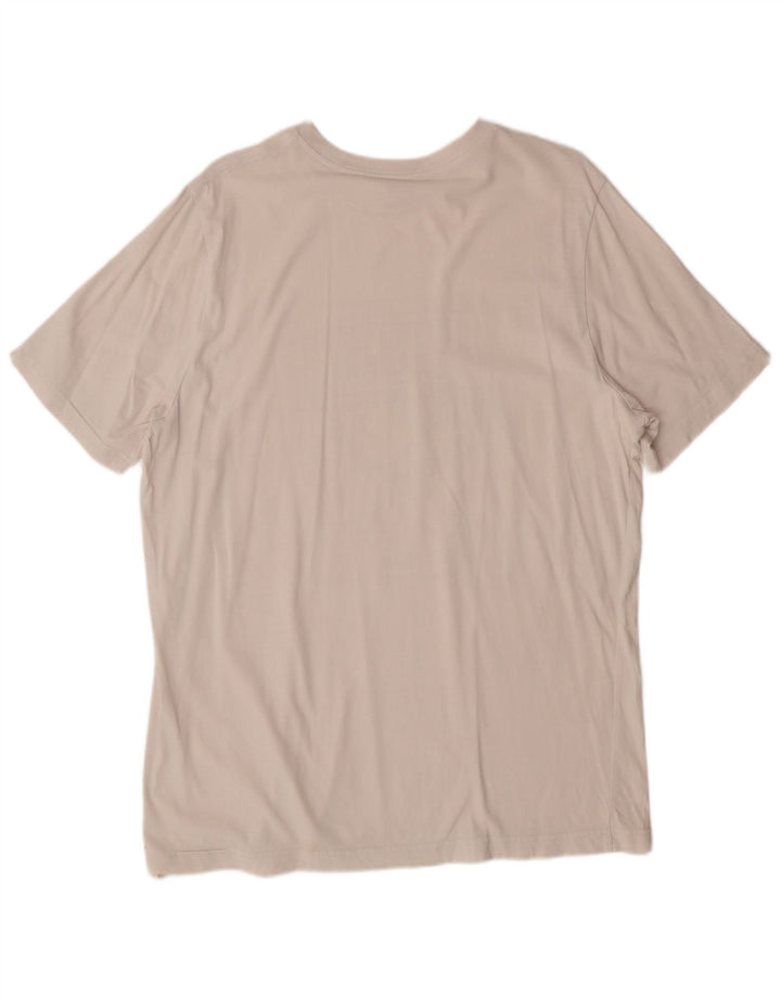 PUMA Mens Graphic T-Shirt Top Large White
