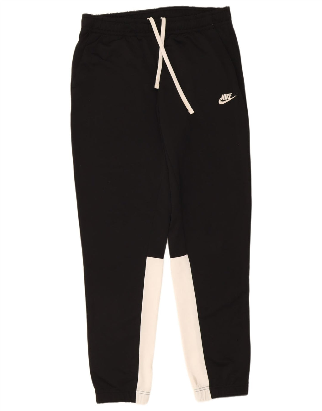 Nike Herren-Trainingshose, Jogginghose, groß, schwarzes Farbblock-Polyester