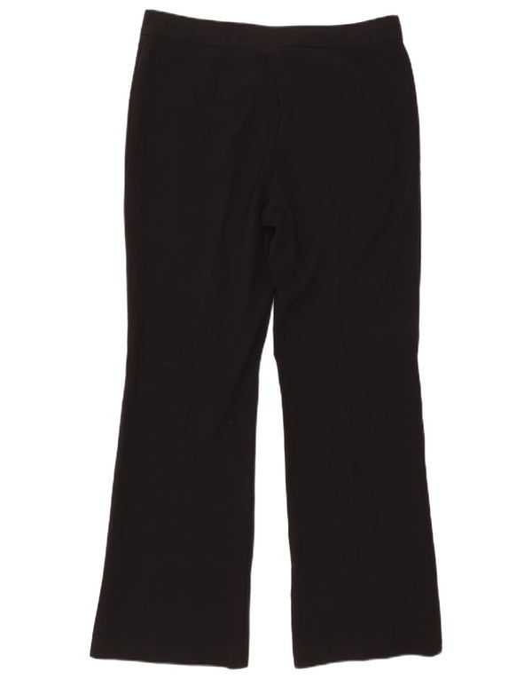 Marks & Spencer Damen Gerade Freizeithose UK 14 Large W32 L30 Schwarz