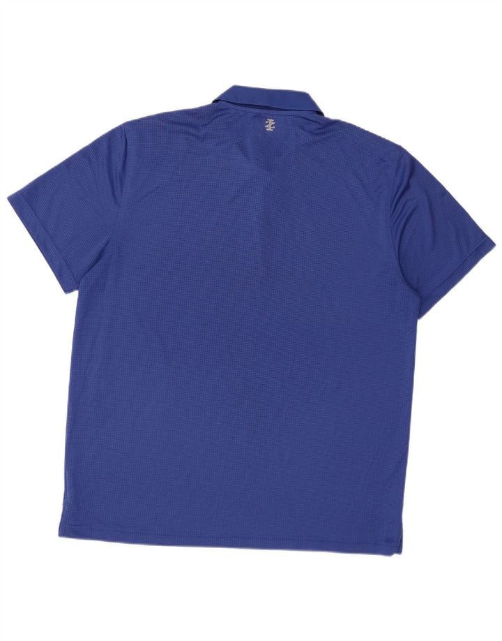 Izod Herren-Poloshirt, groß, blau, Polyester