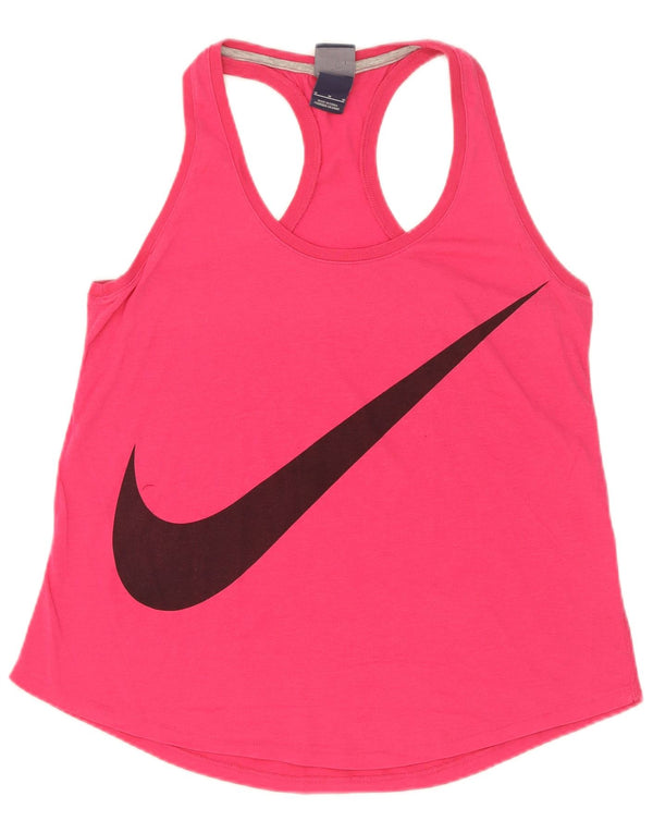 Nike Damen Graphic Vest Top UK 12 Mittelrosa