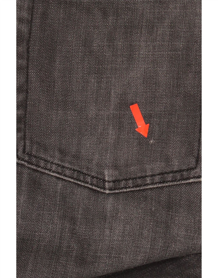 Gap Herren Straight Jeans W36 L34 Grau meliert Baumwolle