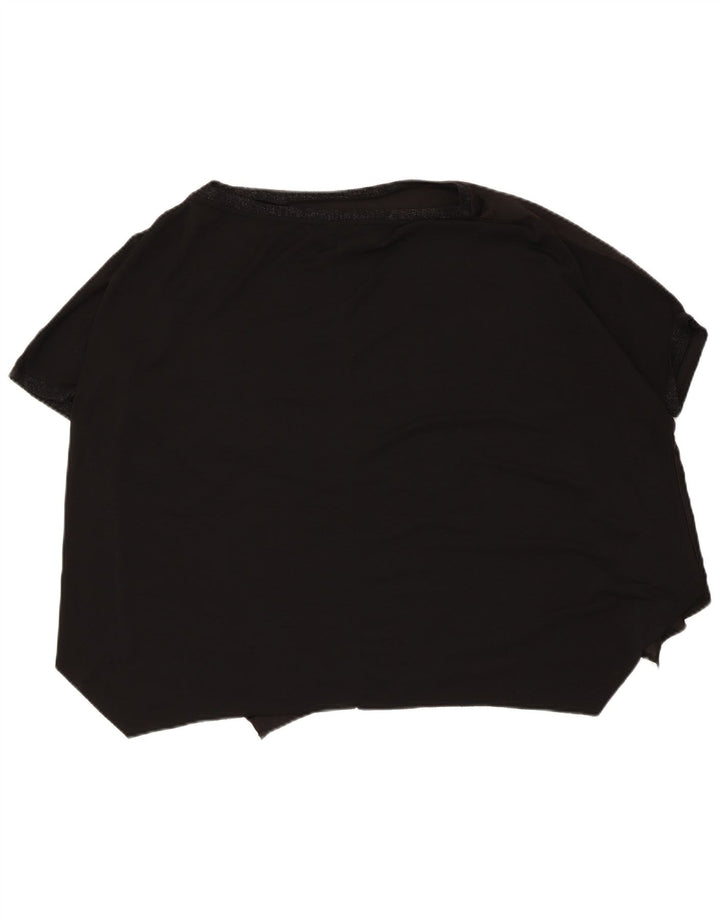 Übergroßes Blusenoberteil für Damen von Zara, Größe 44, mittelschwarz