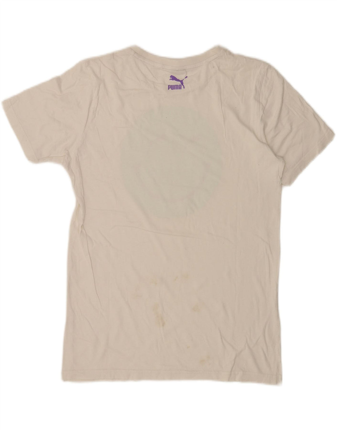 Puma Herren T-Shirt mit Grafik, Größe S, Weiß
