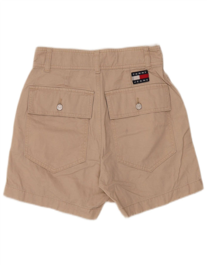 Tommy Hilfiger Damen-Cargoshorts mit hohem Bund, W26, klein, Beige