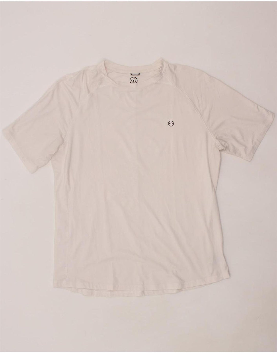 WRANGLER Mens Regular Fit T-Shirt Top Large White Polyester Vintage Wrangler and Second-Hand Wrangler from Messina Hembry 