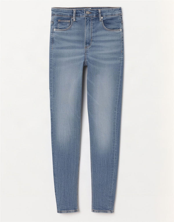 Zara Damen Skinny Jeans EU 40 Medium W30 L28 Blaue Baumwolle