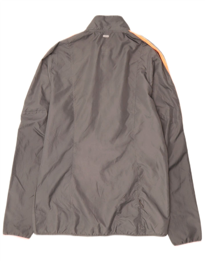 ADIDAS Damen Clima Proof Trainingsanzug Top Jacke UK 8/10 Small Grau