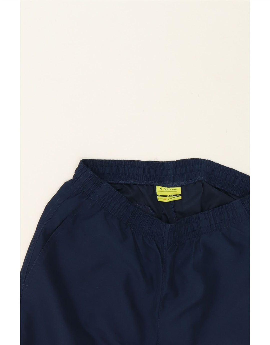 DIADORA Boys Sport Shorts 13-14 Years XL Navy Blue Polyester Vintage Diadora and Second-Hand Diadora from Messina Hembry 