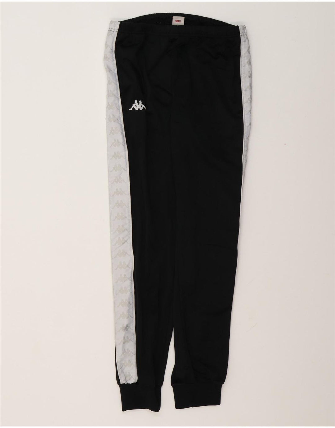 Kappa Herren-Trainingshose mit Grafik, Jogginghose, Größe S, Schwarz, Farbblock