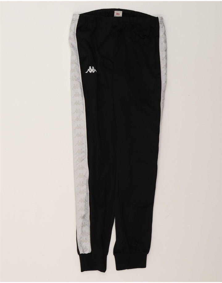 Kappa Herren-Trainingshose mit Grafik, Jogginghose, Größe S, Schwarz, Farbblock