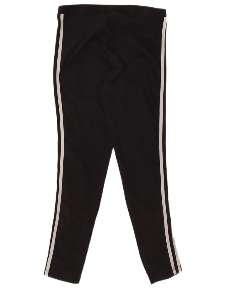 Adidas Damen Leggings UK 8 Small Schwarz