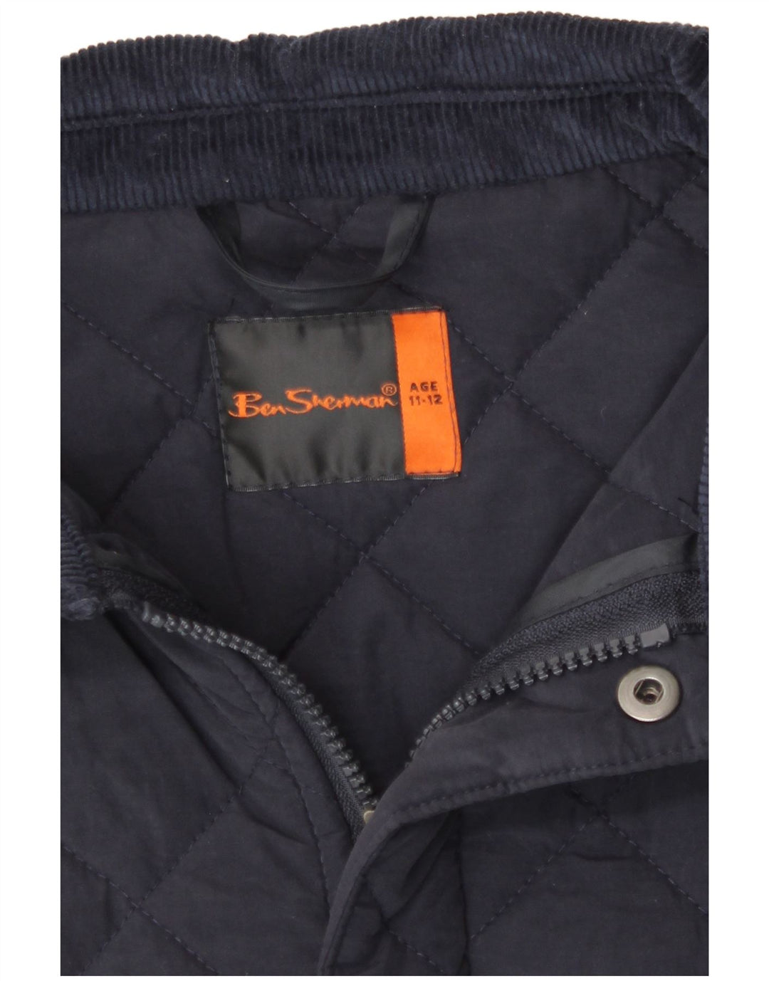 Ben Sherman Steppjacke für Jungen, 11–12 Jahre, marineblau, Baumwolle, klassisch