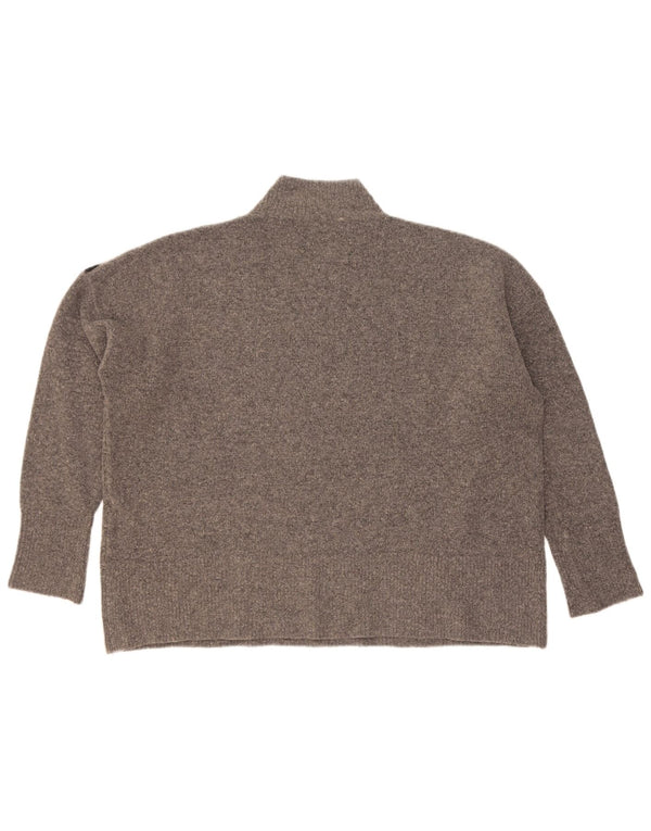Marks & Spencer Damen-Pullover mit Rollkragen, Gr. 18, XL, Grau
