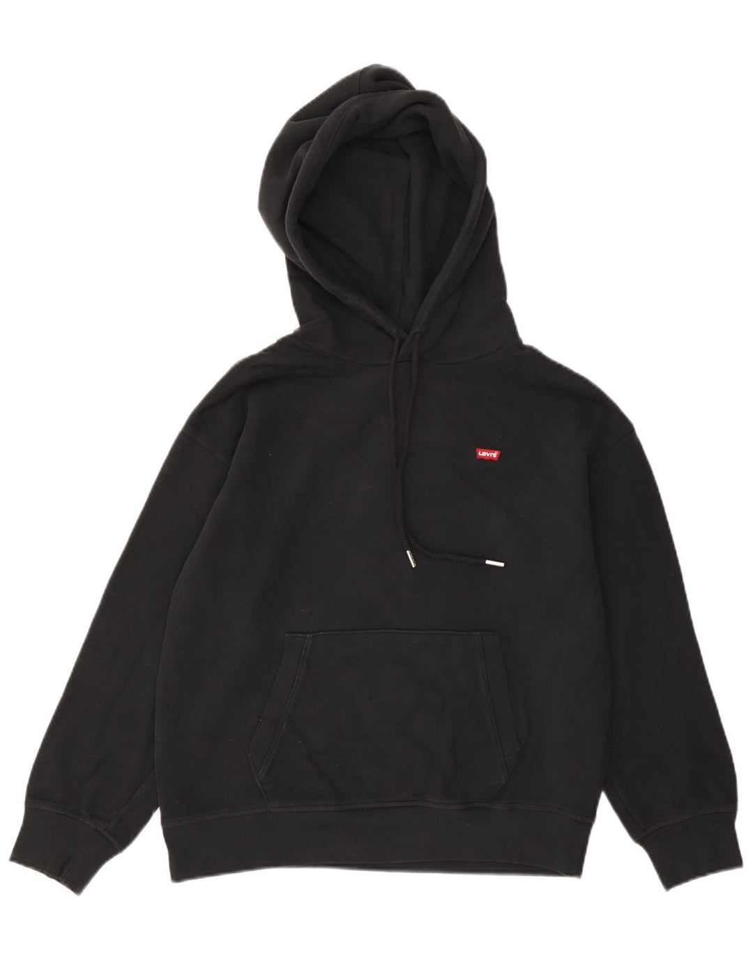 Levi's Herren-Kapuzenpullover, Größe S, schwarze Baumwolle