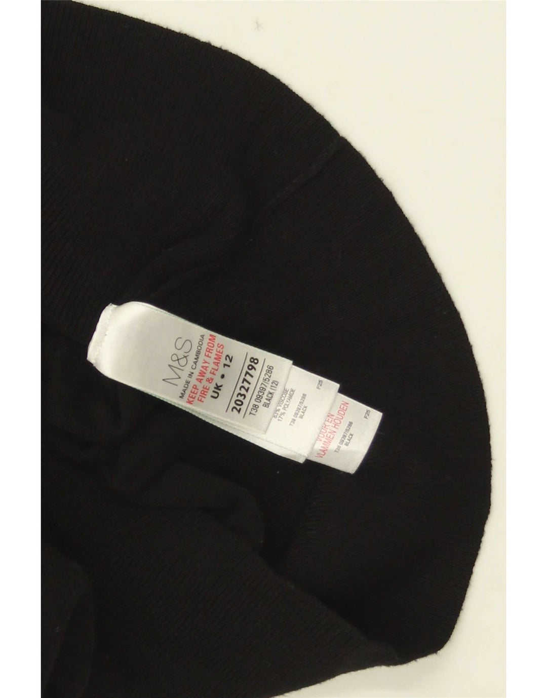 Marks & Spencer Damen-Cardigan-Pullover UK 12 Mittelschwarze Viskose