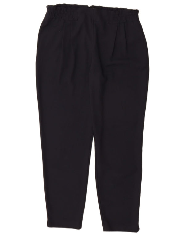 Zara Damen Tapered Pegged Chino Hose Medium W30 L28 Marineblau