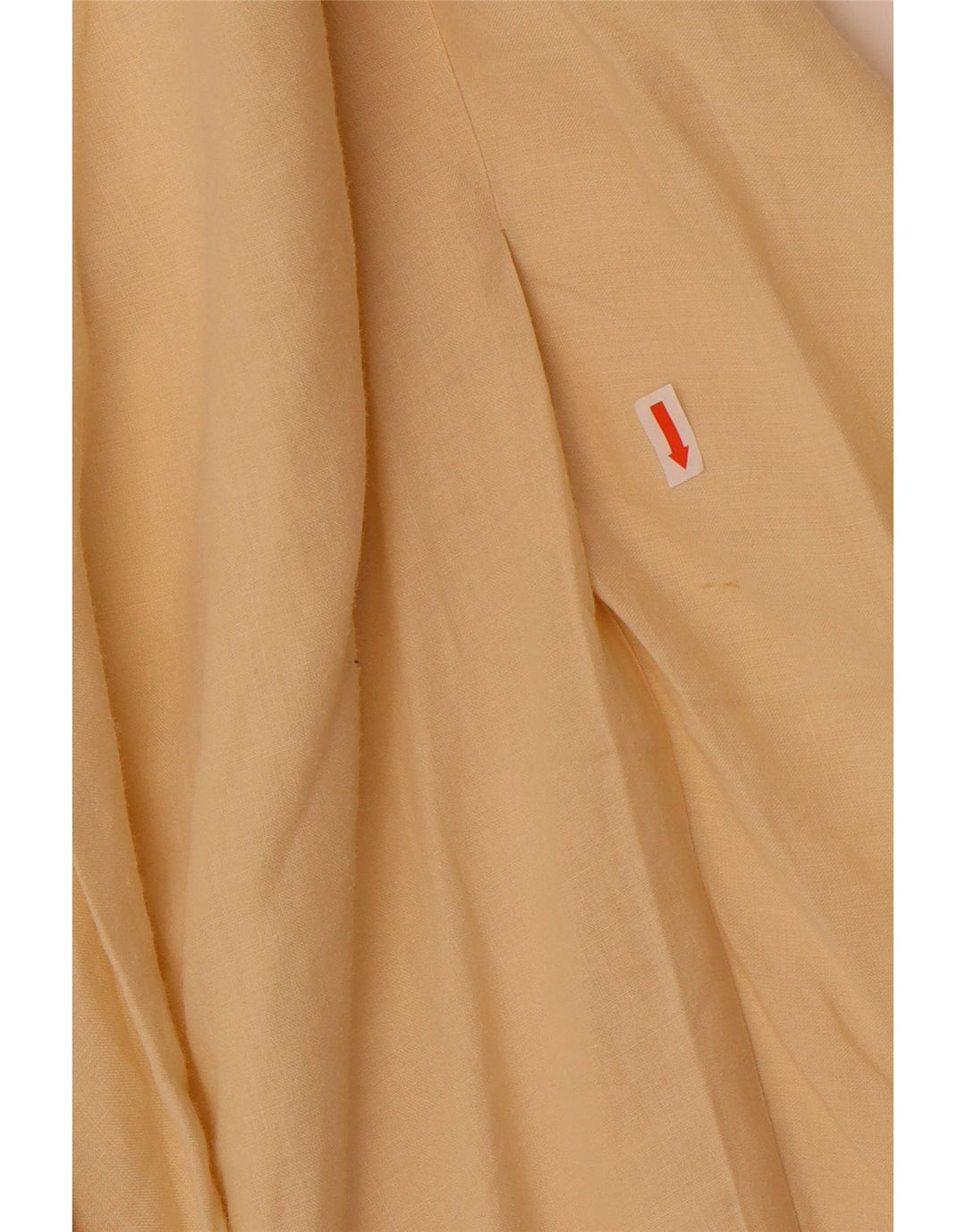 Benetton Damen A-Linien-Rock W28 Mittelgelb