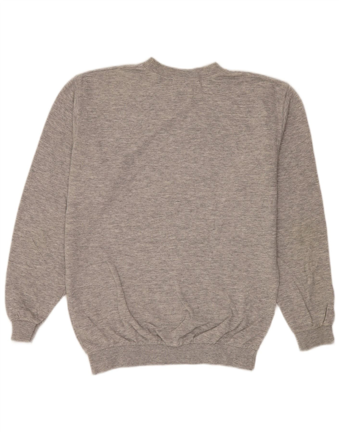 Wrangler Herren-Sweatshirt-Pullover, klein, grau gesprenkelte Baumwolle