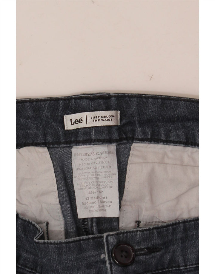 Lee Damen Capri-Jeans US 12 Large W32 Marineblaue Baumwolle