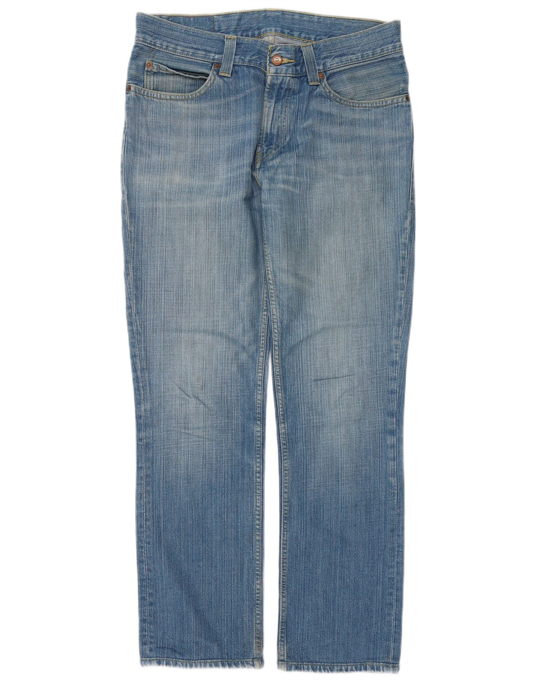 Levi's Damen 511 Slim Jeans W34 L30 Blaue Baumwolle