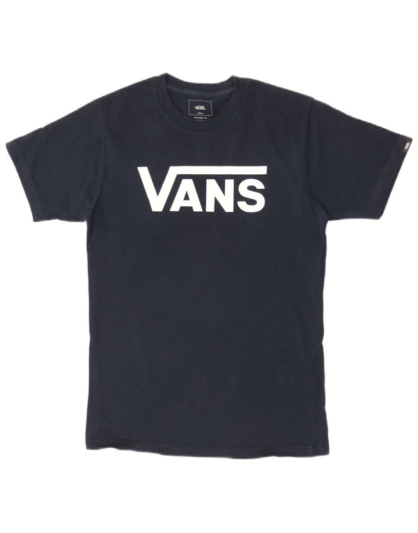 Vans Herren-T-Shirt mit klassischer Passform, Grafik, Größe S, Marineblau, Baumwolle