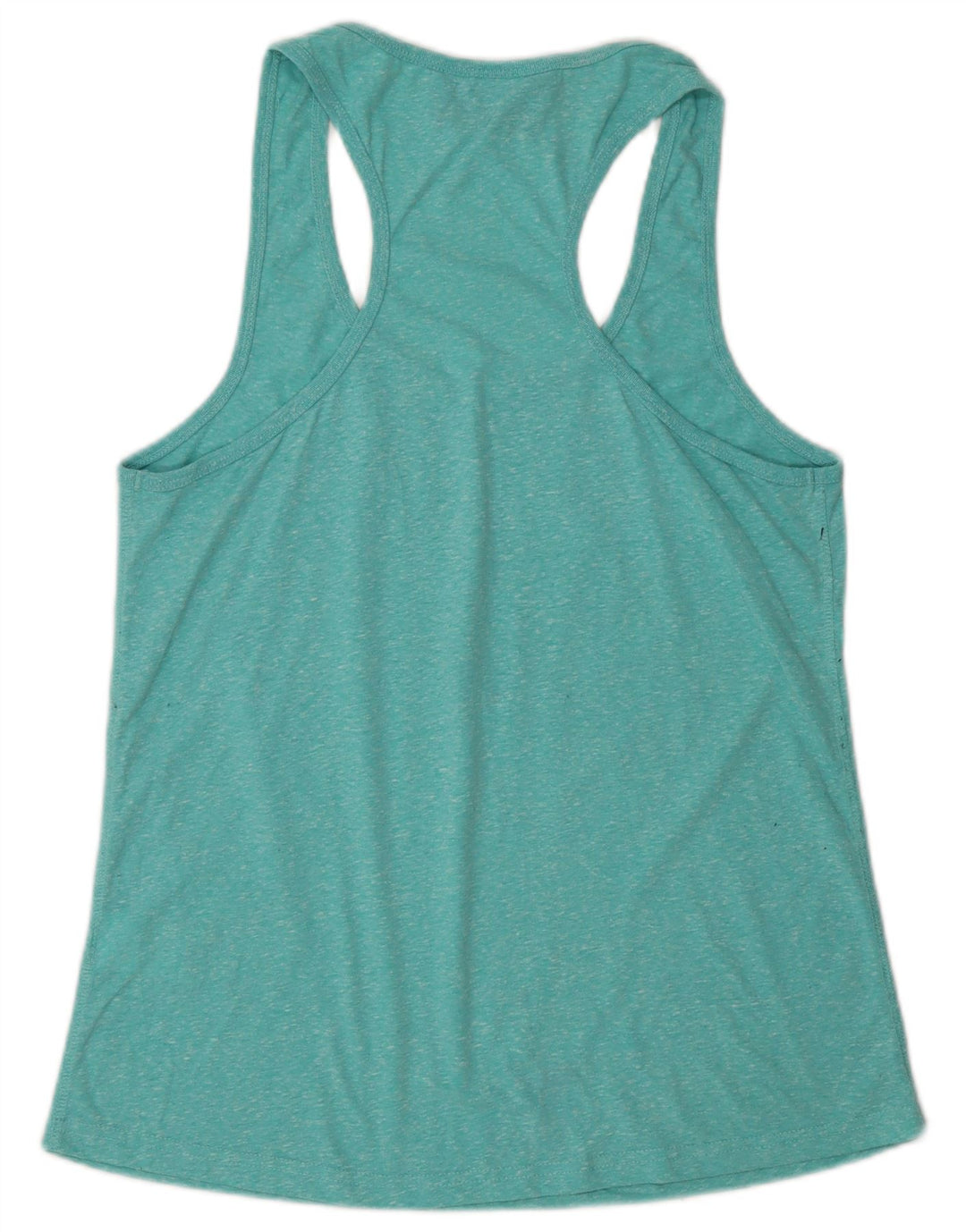 Superdry Damen Grafik-Trägershirt UK 14 Mitteltürkis meliertes Polyester