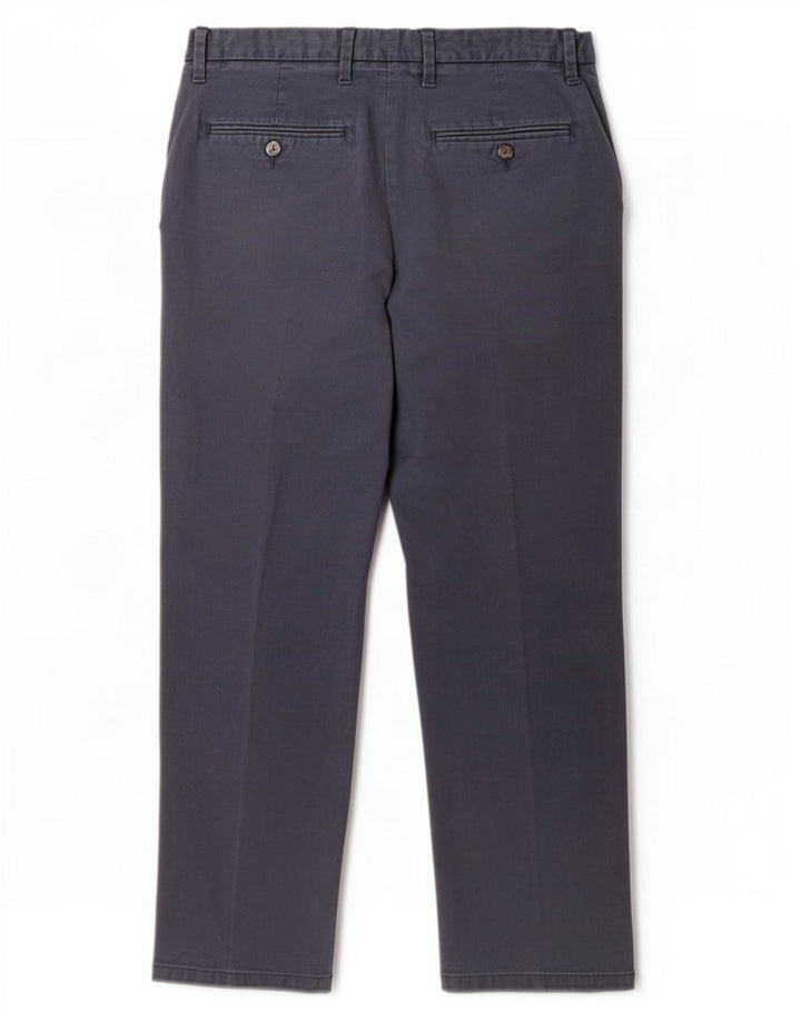 Marks & Spencer Herren Straight Regular Chinohose W32 L29 Marineblau