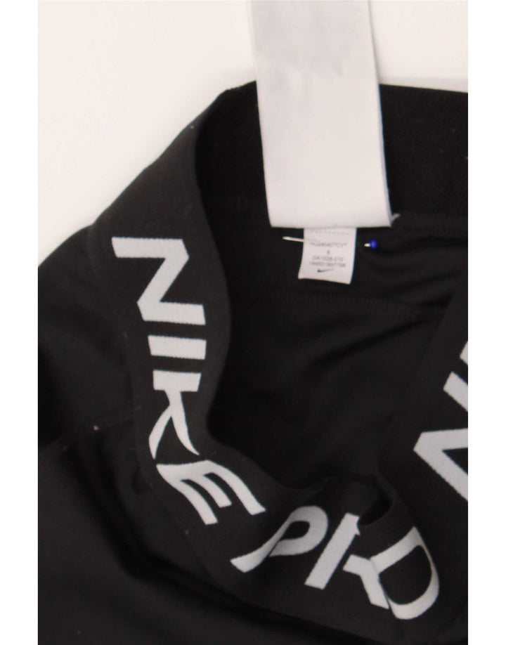 Nike Mädchen-Leggings, 8–9 Jahre, klein, schwarzes Polyester