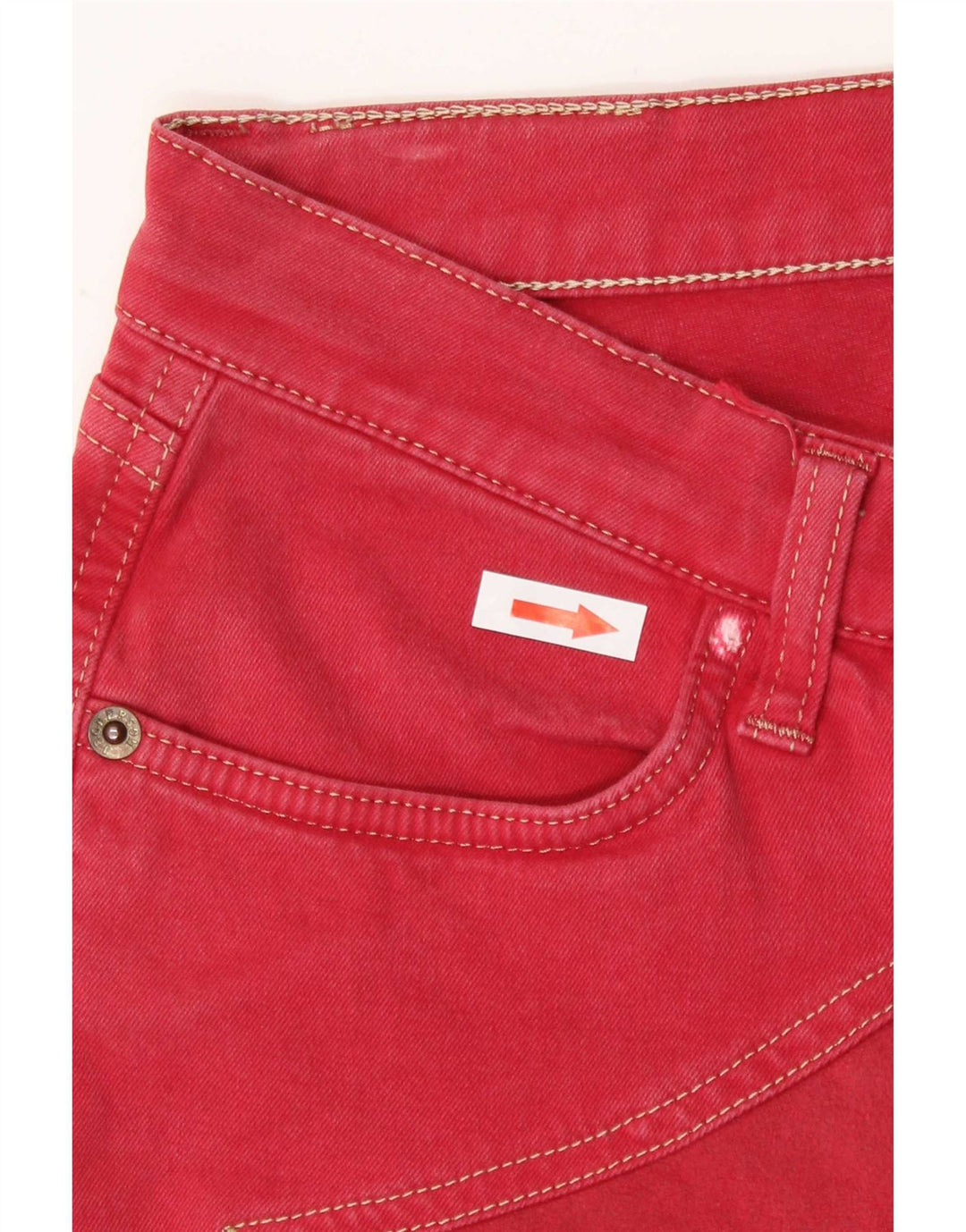 Jeckerson Herren Slim Jeans W30 L27 Burgunderrot