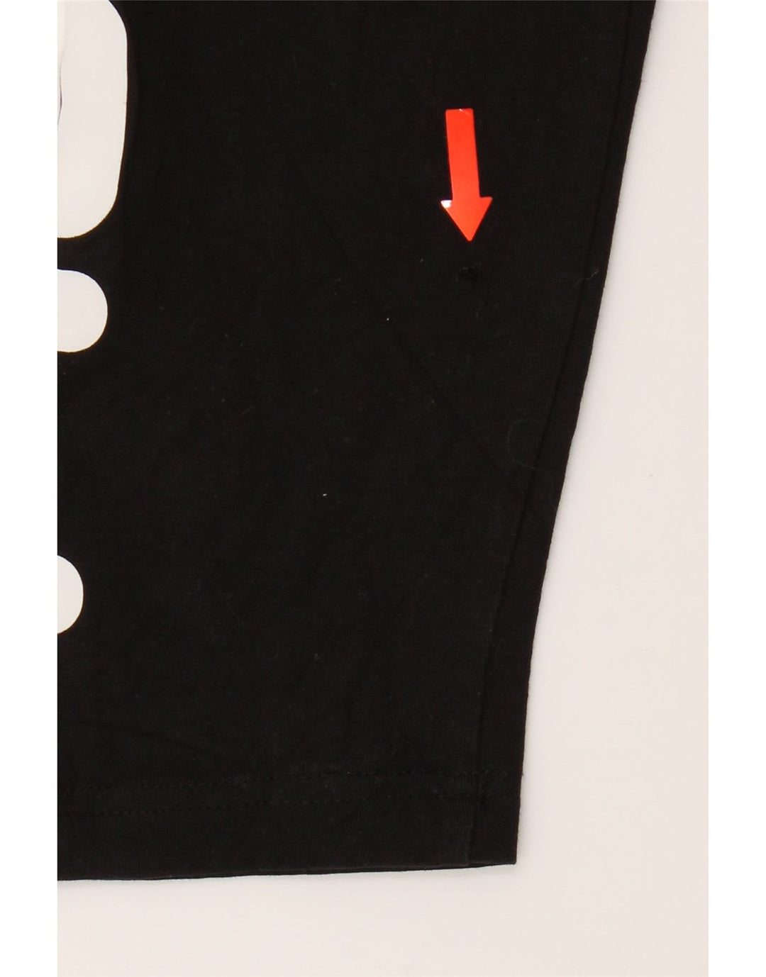 Fila Womens Graphic Leggings UK 12 Mittelschwarze Baumwolle