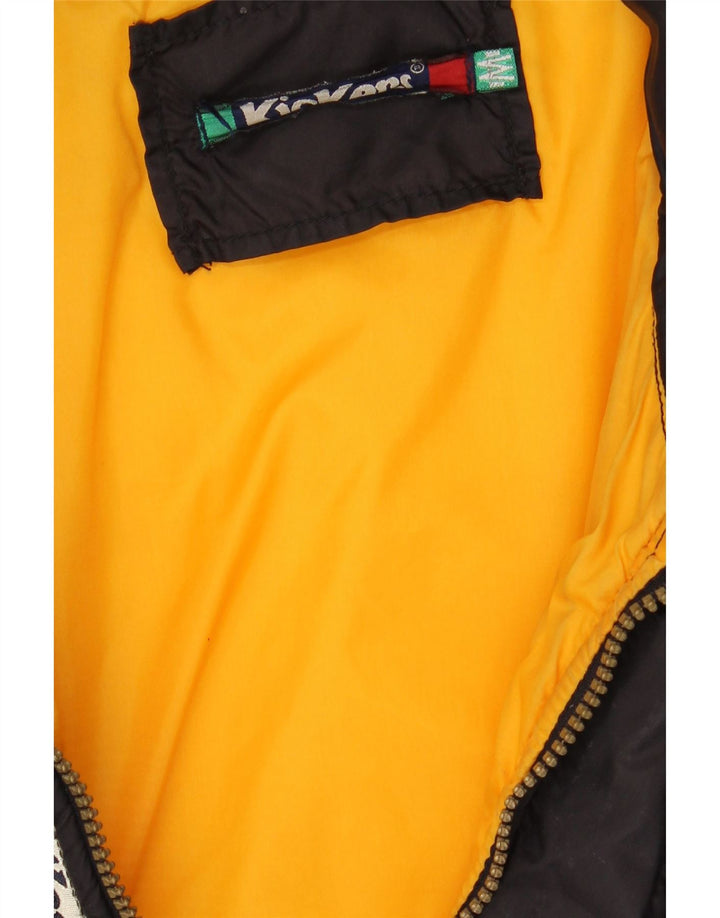 Kickers gepolsterte Herrenjacke UK 38 Mittelschwarzes Nylon