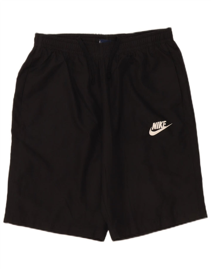 Nike Herren-Sportshorts, groß, aus schwarzem Polyester