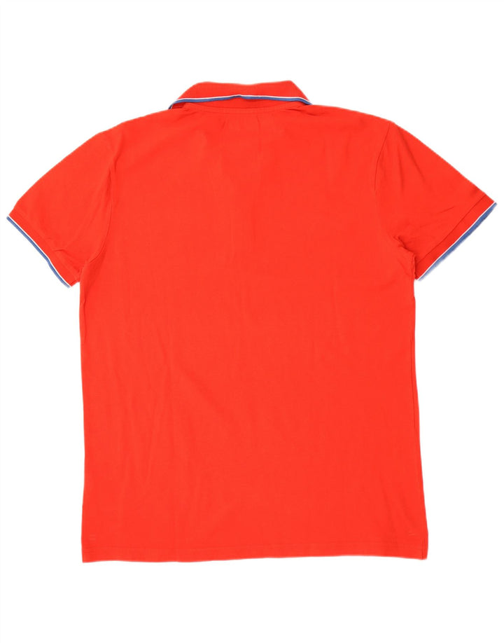 Kappa Herren Poloshirt XL Rot Baumwolle