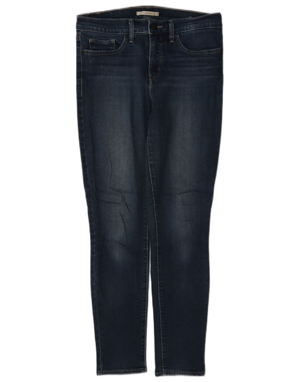 Levi's Damen 311 Shaping Skinny Jeans W28 L32 Marineblau Baumwolle