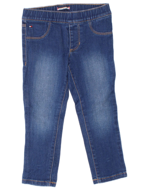 Tommy Hilfiger Jegging-Jeans für Mädchen, 2–3 Jahre, W20, L15, blaue Baumwolle