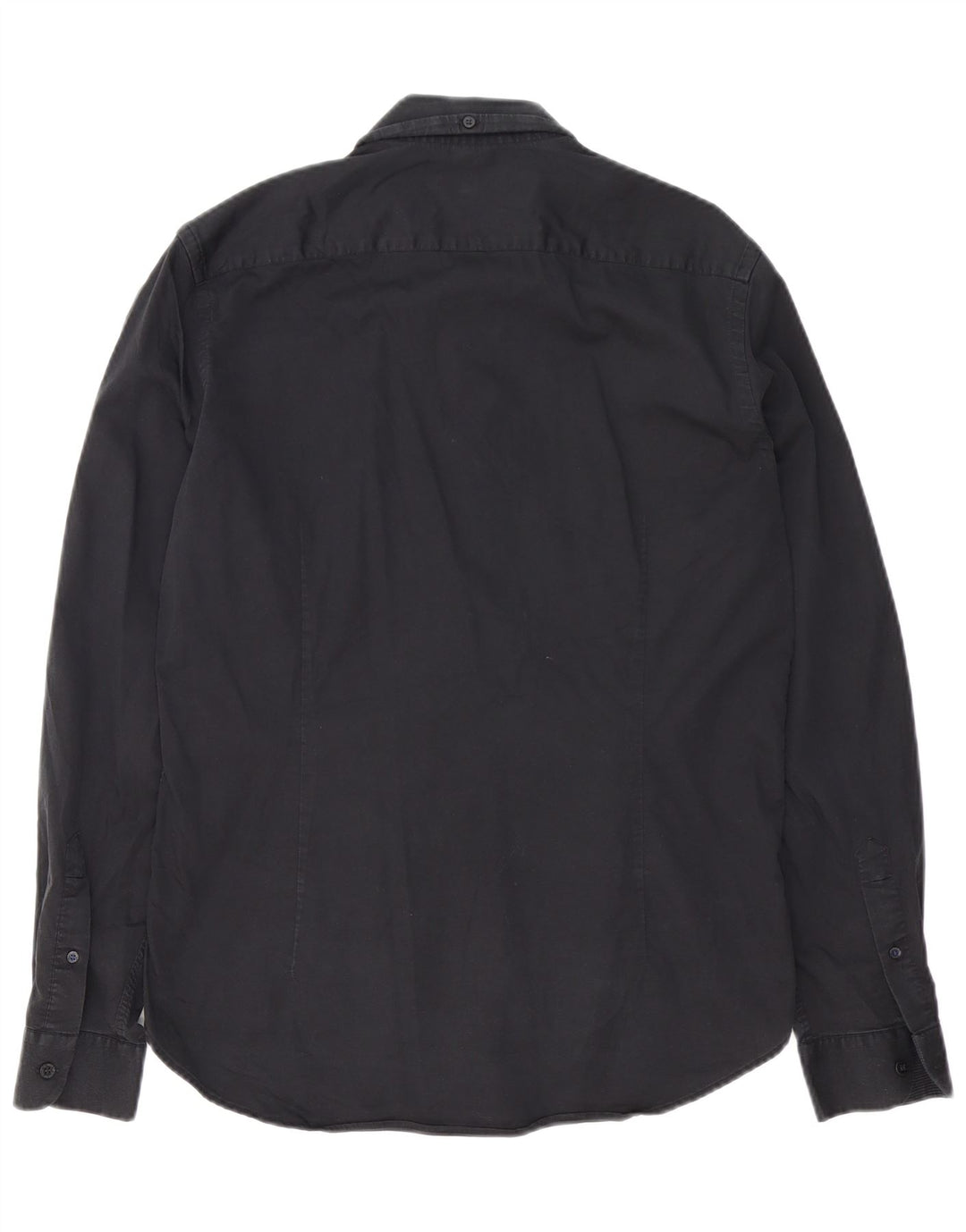 Ted Baker Herrenhemd, Größe 4, groß, schwarze Baumwolle