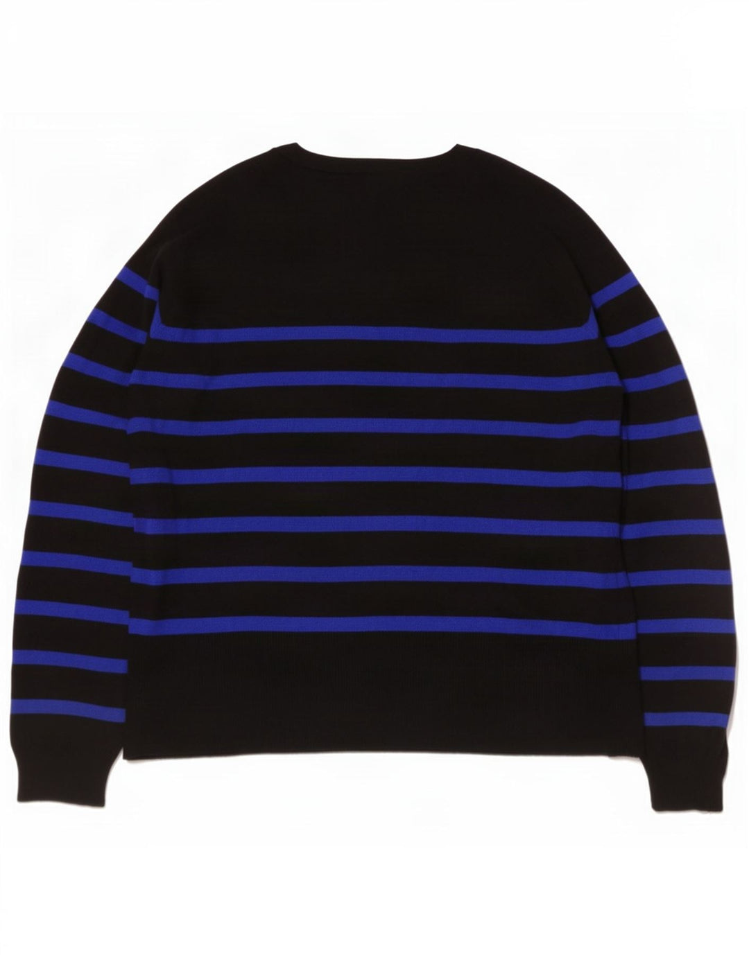 Zara Damen-Pullover mit Rundhalsausschnitt, Gr. 10, Größe S, Schwarz, gestreift