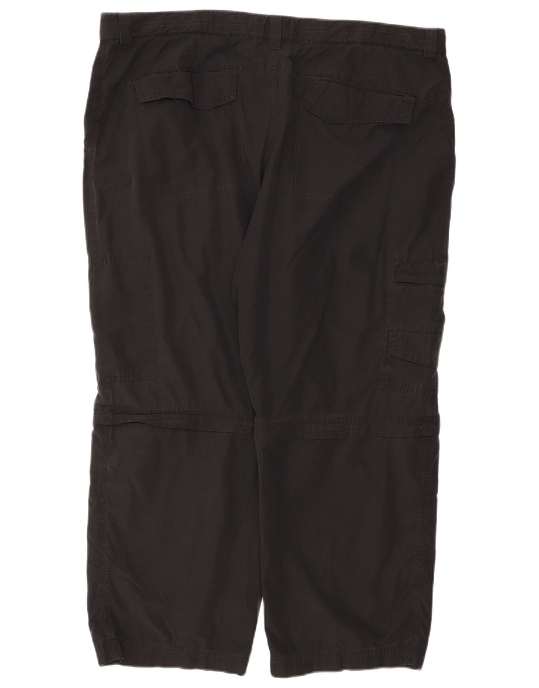 Gerade Herren-Cargohose von Marks & Spencer, W44, L29, schwarze Baumwolle