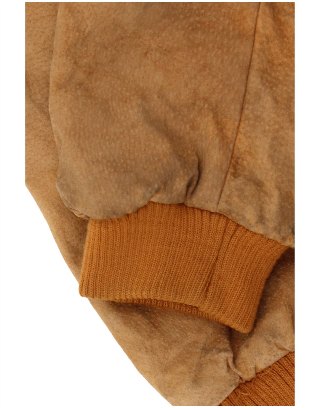 TALLY HO Damen-Bomberjacke aus übergroßem, bauchfreiem Wildleder, Gr. 10, Braun