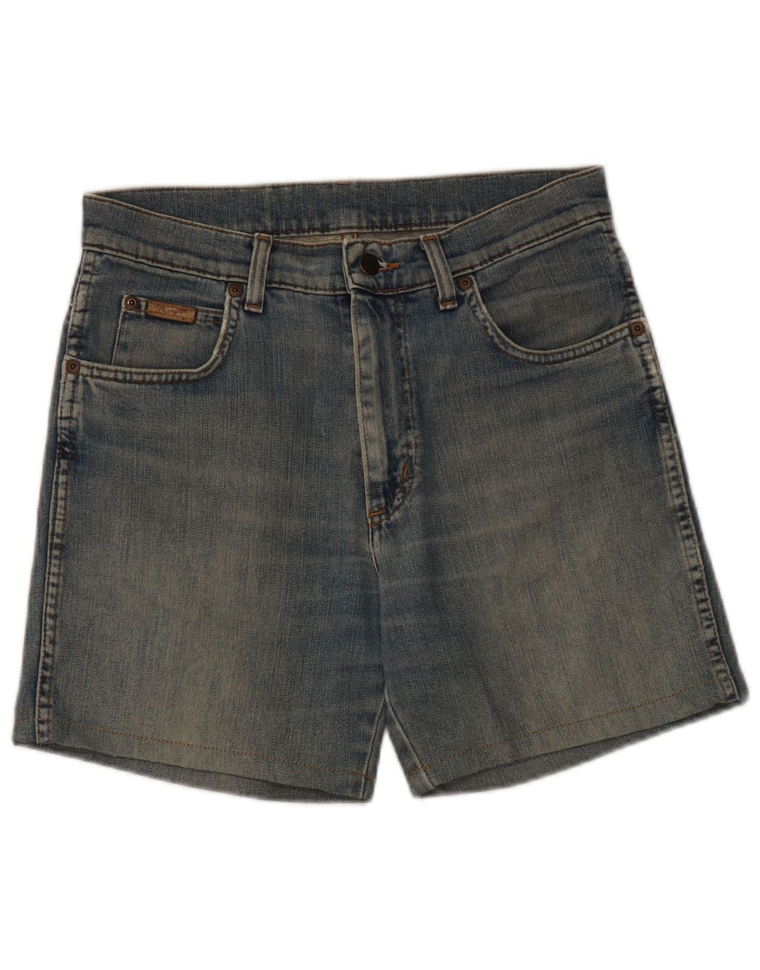 Wrangler Damen Jeansshorts W31 mittelblaue Baumwolle