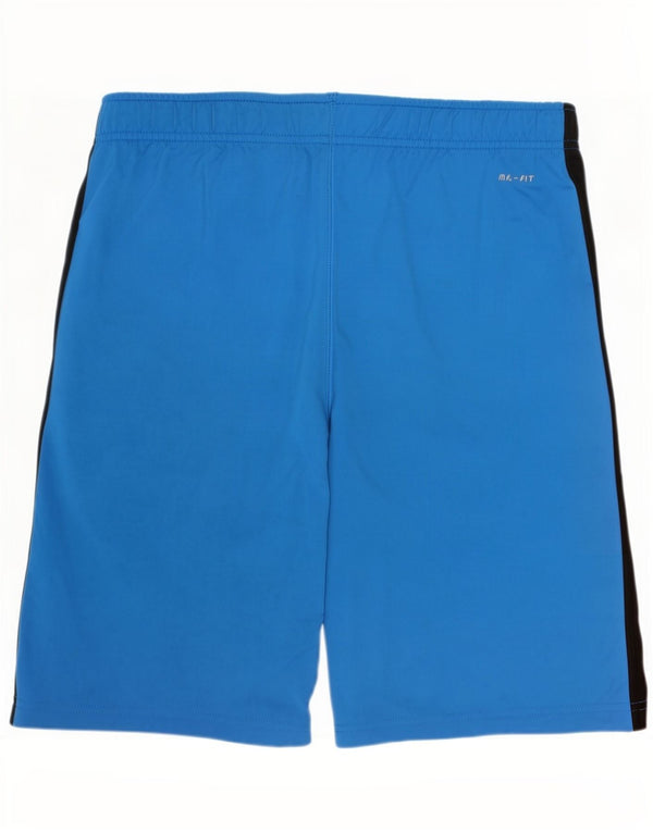 Nike Dri Fit Sportshorts für Jungen, 10–11 Jahre, mittelblau, Farbblock