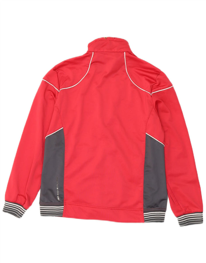 Asics Damen-Trainingsanzug-Oberjacke UK 18 XL Pink Colourblock Polyester