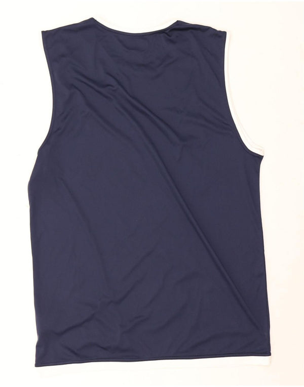 Kappa Herren Weste Top 3XL Marineblau Polyester